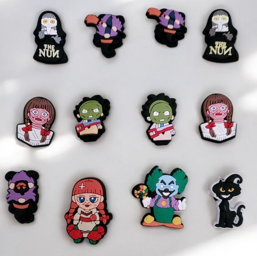 Halloween Croc Charm Bundle | Jibbitz Shoe Charms | Spooky Crocs Accessories